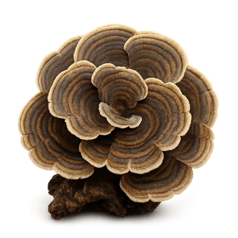 aTurey taill mushroom